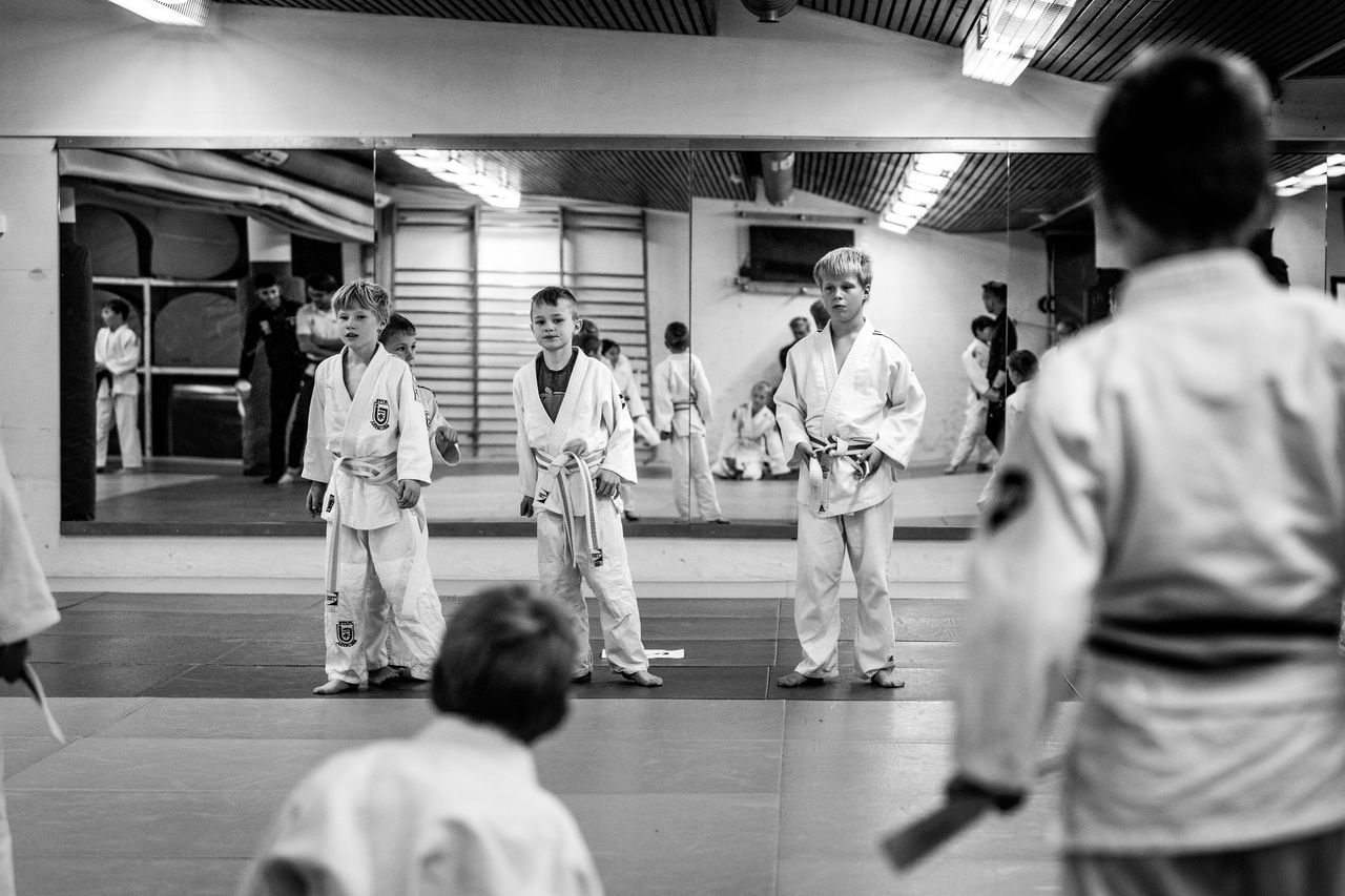 Kinder beim Kampfkunsttraining – Symbolbild von der Randori-Webseite